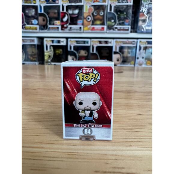 RARE CHASE BITTY Stone Cold Steve Austin Funko Pop #84 WWE World Wrestling Sport - Picture 2 of 6